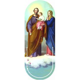 Święta Rodzina - Zakładka półokrągła syntetyczna - Zakładki religijne do książek