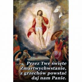 Plakat Wielkanocny - Przez Twe święte zmartwychwstanie - PLAKATY