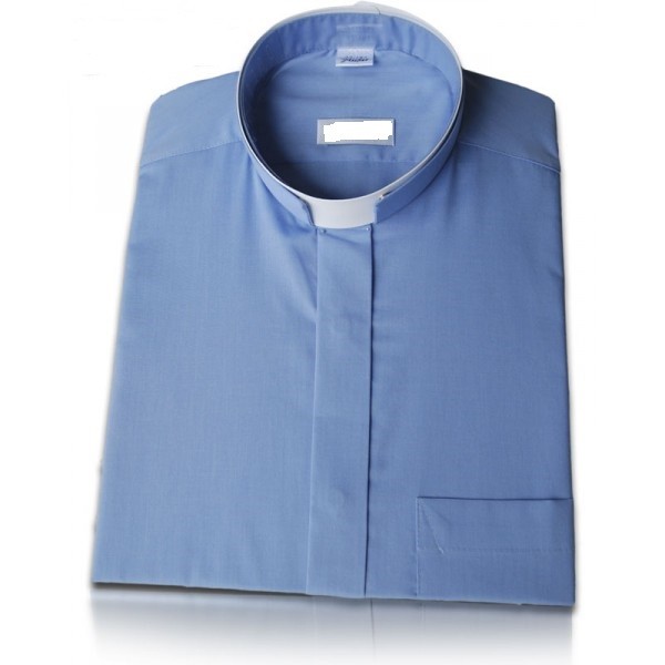 Koszula rzymska - krótki, długi rękaw (3 rodzaje zapięcia) - KOSZULE KAPŁAŃSKIE - zdjęcie 6 - Koszula rzymska - długi rękaw (na spinki podwójne)