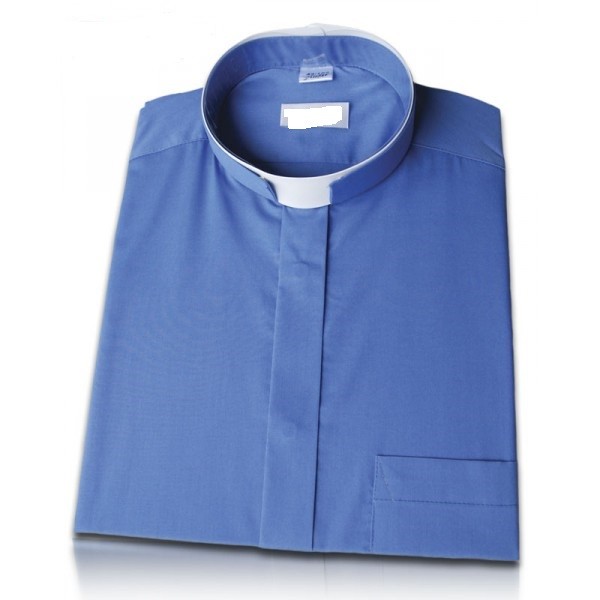 Koszula rzymska - krótki, długi rękaw (3 rodzaje zapięcia) - KOSZULE KAPŁAŃSKIE - zdjęcie 7 - Koszula rzymska - długi rękaw (na spinki podwójne)