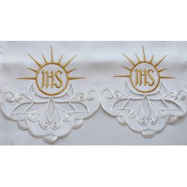 Obrus ołtarzowy haftowany - wzór eucharystyczny (114) - OBRUSY OŁTARZOWE