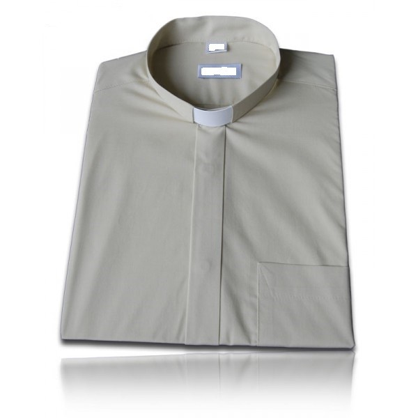 Koszula kapłańska długi rękaw (na spinki pojedyncze) - KOSZULE KAPŁAŃSKIE - zdjęcie 3 - Koszula kapłańska długi rękaw (na spinki pojedyncze)