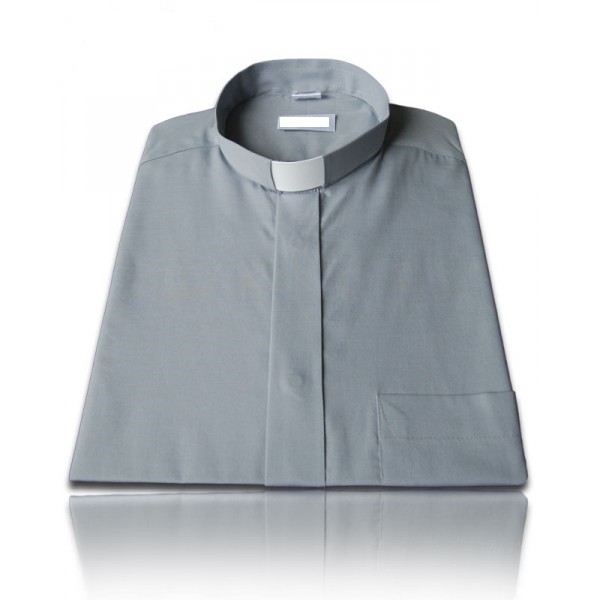 Koszula kapłańska długi rękaw (na spinki pojedyncze) - KOSZULE KAPŁAŃSKIE - zdjęcie 5 - Koszula kapłańska długi rękaw (na spinki pojedyncze)