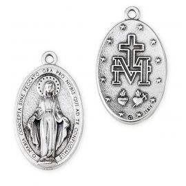 Medalik metalowy Matka Boża Niepokalana 4 cm - Medaliki włoskie metalowe