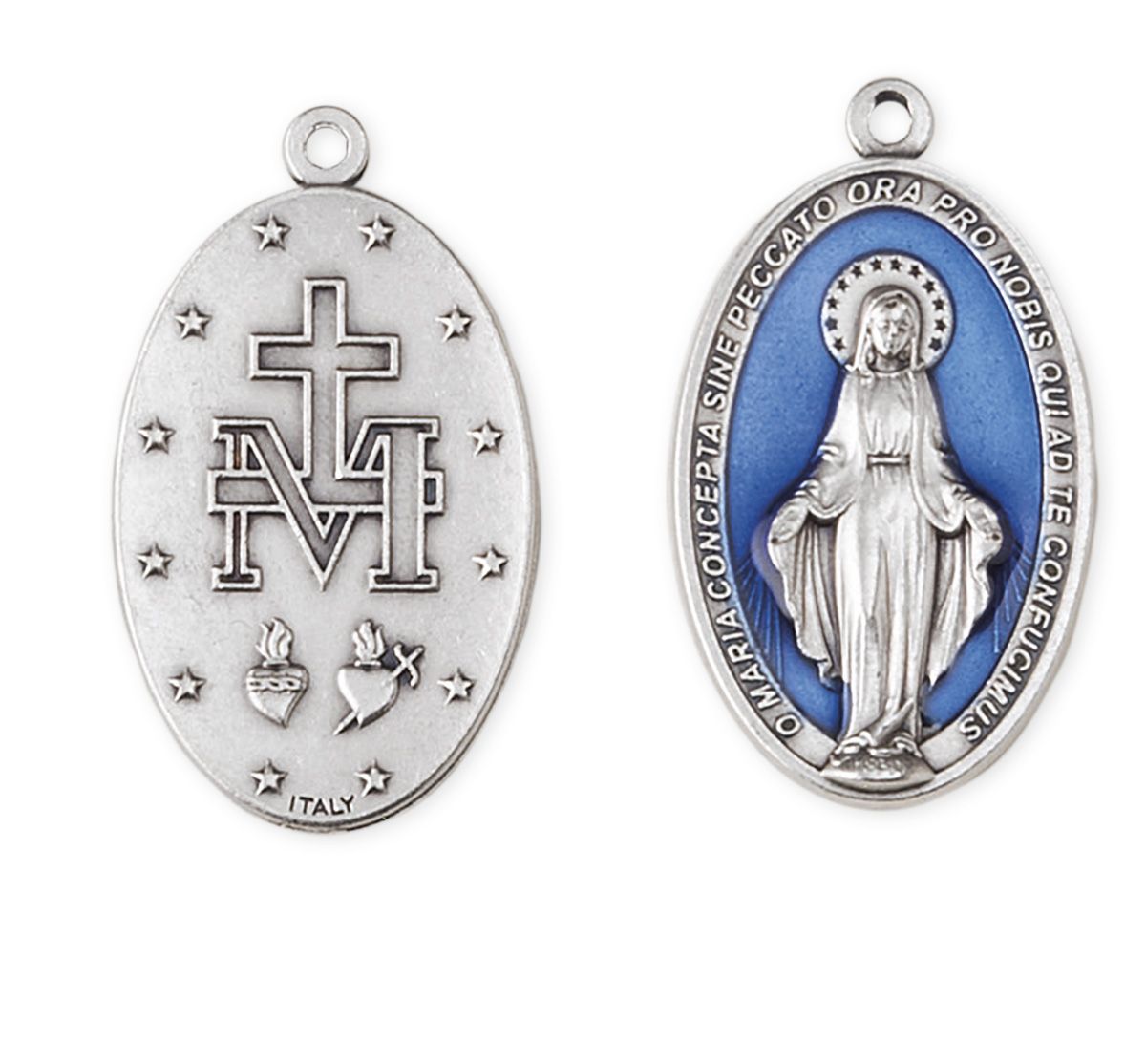 Medalik metalowy Matka Boża Niepokalana 4 cm (1) - Medaliki włoskie metalowe - Nowość