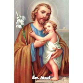 Obrazek Święty Józef z modlitwą - OBRAZY RELIGIJNE