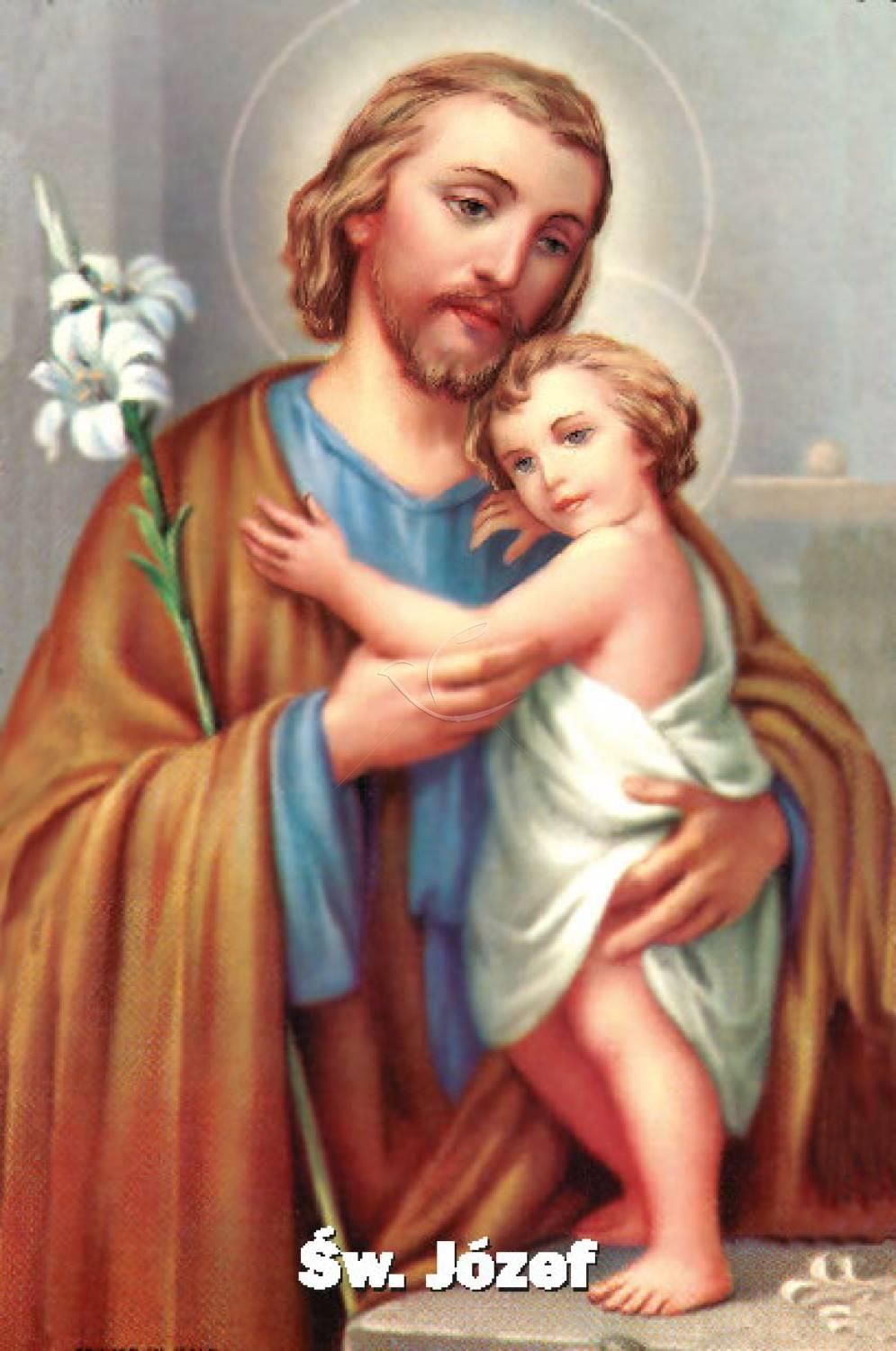 Obrazek Święty Józef z modlitwą - DEWOCJONALIA - Obrazek Święty Józef z modlitwą