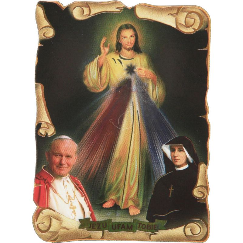 Magnes Jezu Ufam Tobie (3) - MAGNESY RELIGIJNE - Magnes Jezu Ufam Tobie (3)
