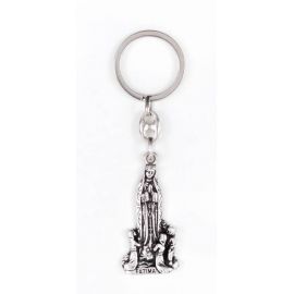 Brelok metalowy Matka Boża Fatimska - Breloki religijne