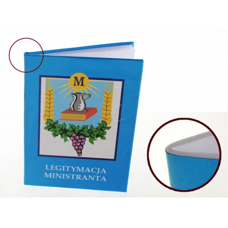 Legitymacja Ministranta (twarda okładka) - KOMŻE MINISTRANCKIE - Legitymacja Ministranta (twarda okładka)