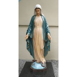 Figura Matka Boża Niepokalana kolor - 180 cm - Matka Boża Niepokalana