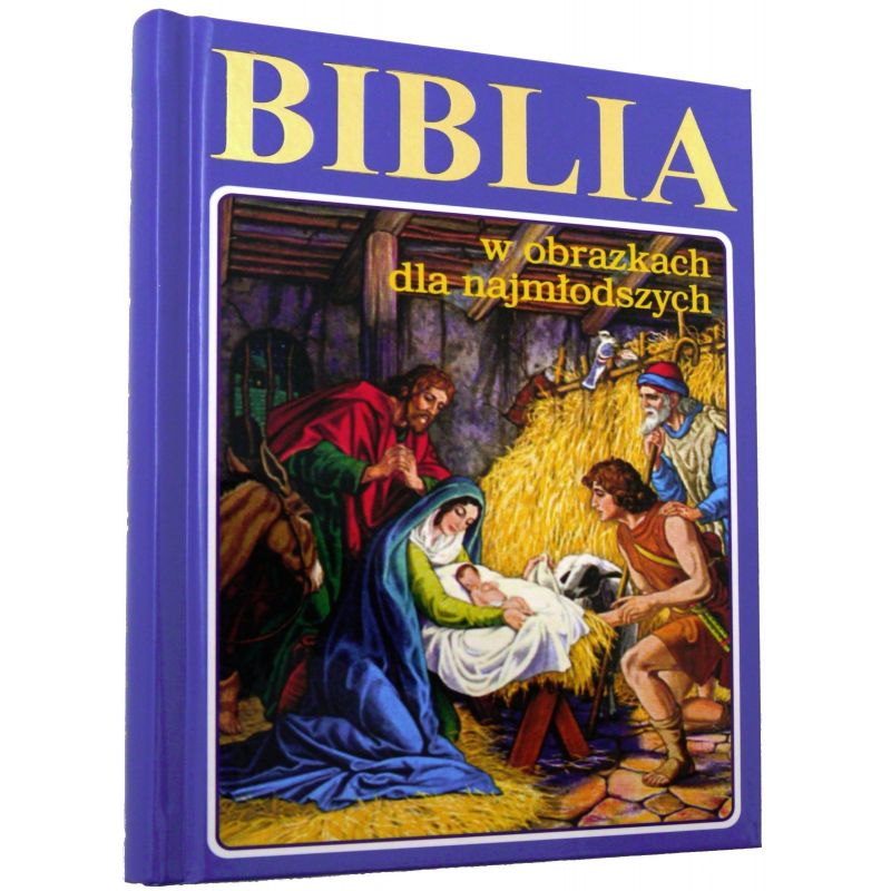 Biblia w obrazkach dla najmłodszych - niebieska - Pismo święte, biblia - Biblia w obrazkach dla najmłodszych - niebieska