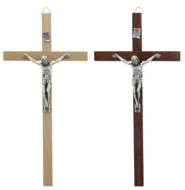 Krzyż drewniany na ścianę - 18 cm - KRZYŻE, KRZYŻYKI - Nowość