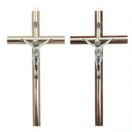 Krzyż drewniany na ścianę z ozdobną listwą - 20 cm - KRZYŻE, KRZYŻYKI