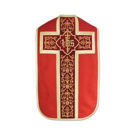 Ornat rzymski IHS - kolory liturgiczne, żakard (37) - Ornaty rzymskie - zdjęcie 4 - Ornat rzymski IHS - kolory liturgiczne, żakard (36)