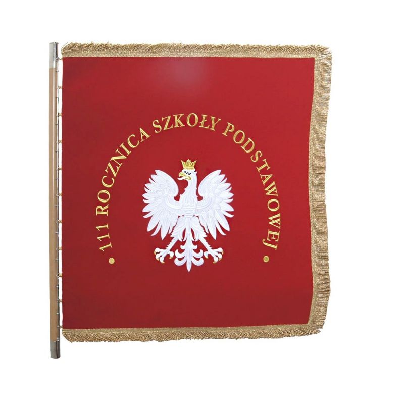 Sztandar szkolny model 2 - CHORĄGWIE, SZTANDARY - Sztandar szkolny model 2