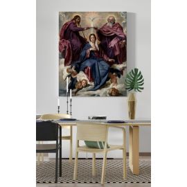 Obraz Koronacja Matki Bożej - płótno canvas (17) - Obrazy na płótnie canvas - zdjęcie 2 - Obraz Koronacja Matki Bożej - płótno canvas (17)