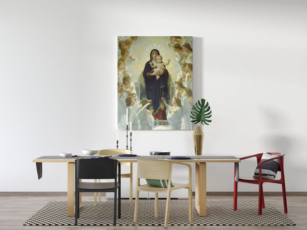 Obraz Matka Boża Anielska - płótno canvas (25) - Obrazy na płótnie canvas - zdjęcie 2 - Obraz Matka Boża Anielska - płótno canvas (25)