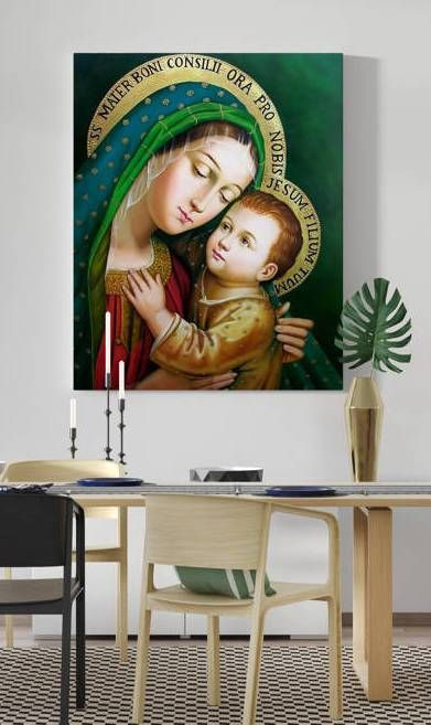 Obraz Matka Boża Dobrej Rady - płótno canvas (26) - Obrazy na płótnie canvas - zdjęcie 2 - Obraz Matka Boża Dobrej Rady - płótno canvas (26)