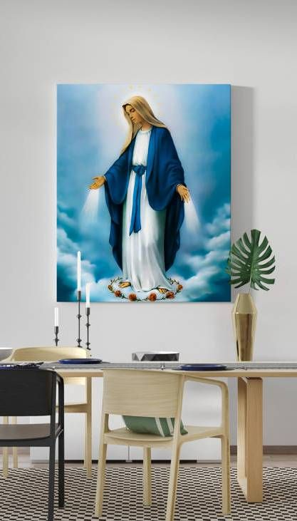 Obraz Matka Boża Niepokalana - płótno canvas (27) - Obrazy na płótnie canvas - zdjęcie 2 - Obraz Matka Boża Niepokalana - płótno canvas (27)