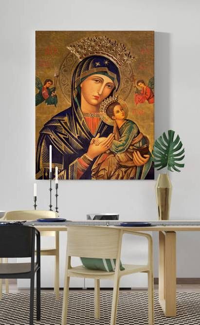 Obraz Matka Boża Nieustającej Pomocy - płótno canvas (28) - Obrazy na płótnie canvas - zdjęcie 2 - Obraz Matka Boża Nieustającej Pomocy - płótno canvas (28)
