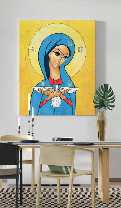 Obraz Matka Boża Pneumatofora - płótno canvas (29) - Obrazy na płótnie canvas - zdjęcie 2 - Obraz Matka Boża Pneumatofora - płótno canvas (29)