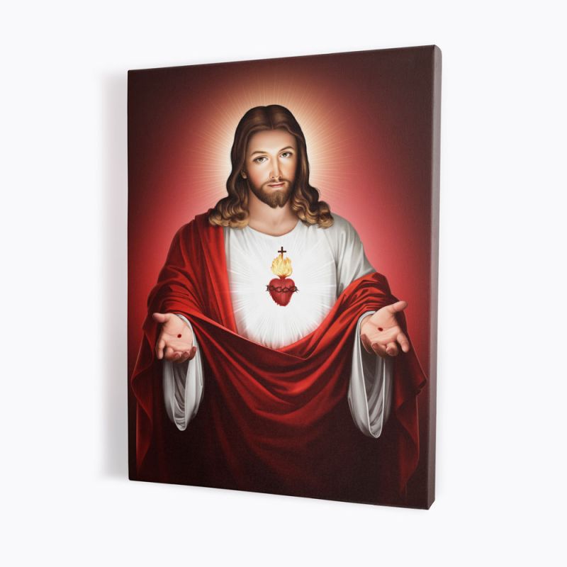 Obraz Serce Jezusa - płótno canvas (40) - Obrazy na płótnie canvas - Obraz Serce Jezusa - płótno canvas (40)