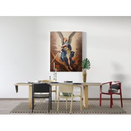 Obraz Archanioł Michał - płótno canvas (43) - Obrazy na płótnie canvas - zdjęcie 2 - Obraz Archanioł Michał - płótno canvas (43)
