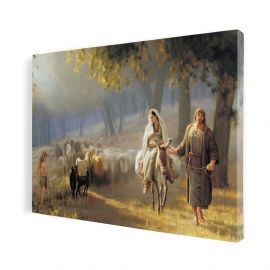 Obraz Droga do Betlejem - płótno canvas (45) - Obrazy na płótnie canvas
