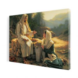 Obraz Jezus i Samarytanka - płótno canvas (46) - Obrazy na płótnie canvas