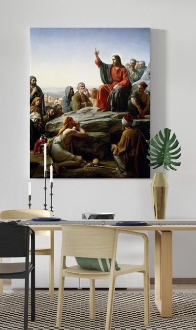 Obraz Nauczanie na górze - płótno canvas (49) - Obrazy na płótnie canvas - zdjęcie 2 - Obraz Nauczanie na górze - płótno canvas (49)