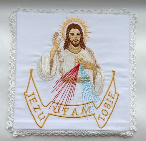 Bielizna kielichowa - Jezu Ufam Tobie - Zestawy - Nowość