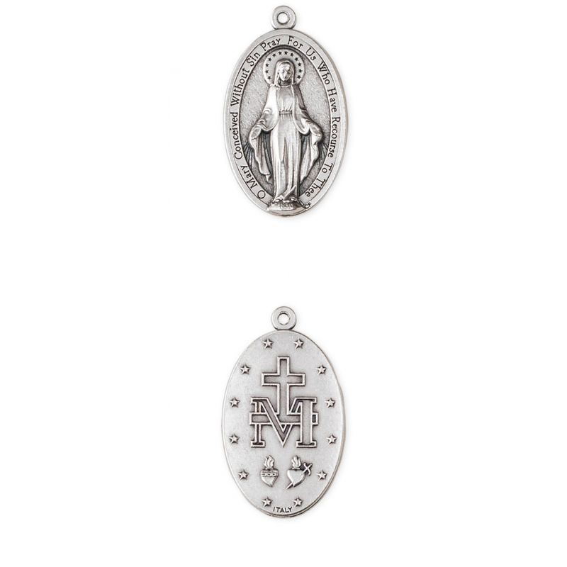 Medalik metalowy Matka Boża Niepokalana 2,5 cm - Medaliki włoskie metalowe - Medalik metalowy Matka Boża Niepokalana 2,5 cm