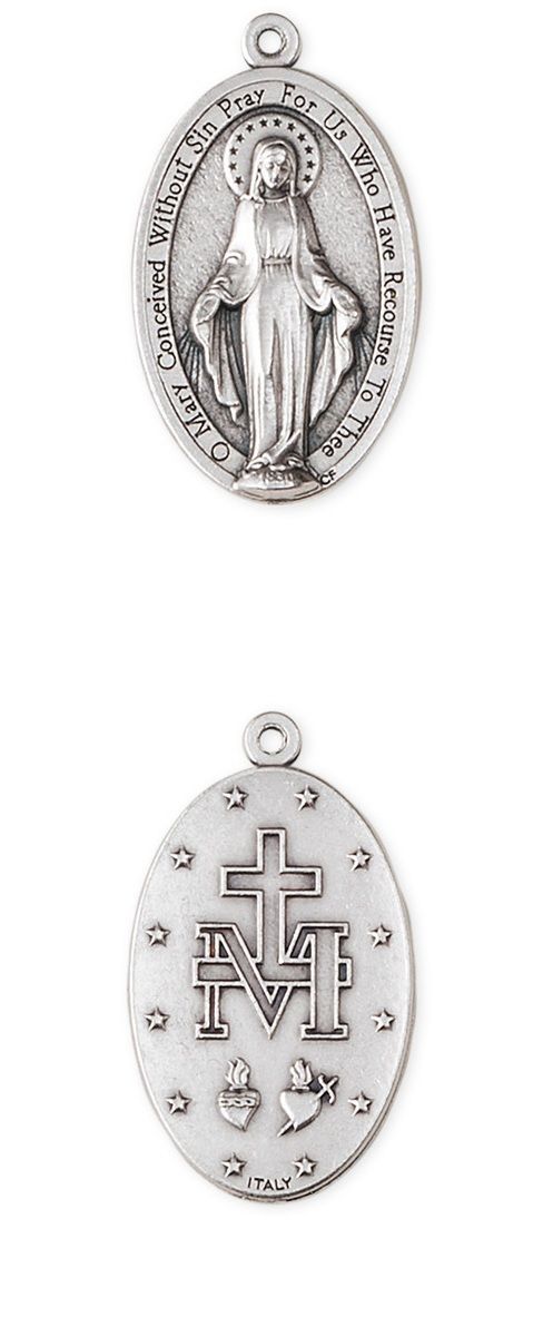 Medalik metalowy Matka Boża Niepokalana 2,5 cm - Medaliki włoskie metalowe - Nowość