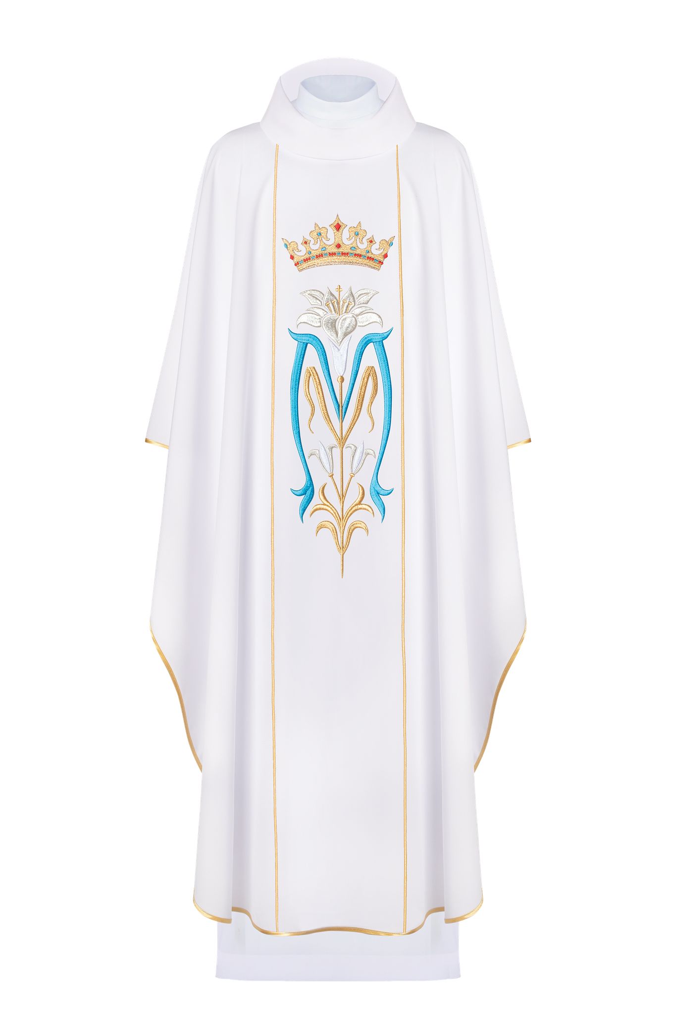 Ornat maryjny haftowany (19) - Ornaty Maryjne - zdjęcie 5 - Ornat maryjny haftowany (19)