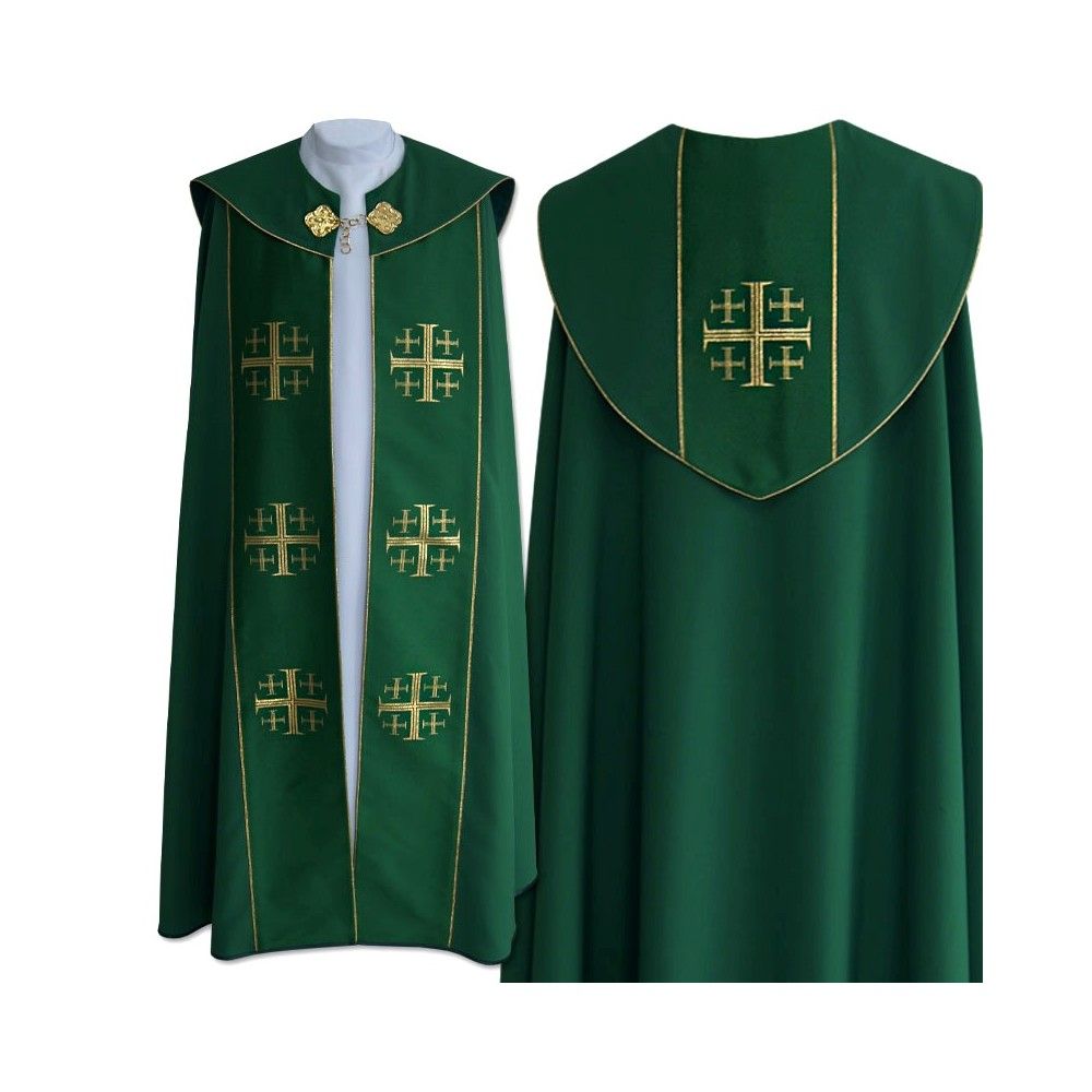 Kapa liturgiczna - Krzyż Jerozolimski (31) - KAPY LITURGICZNE - zdjęcie 3 - Kapa liturgiczna (31)