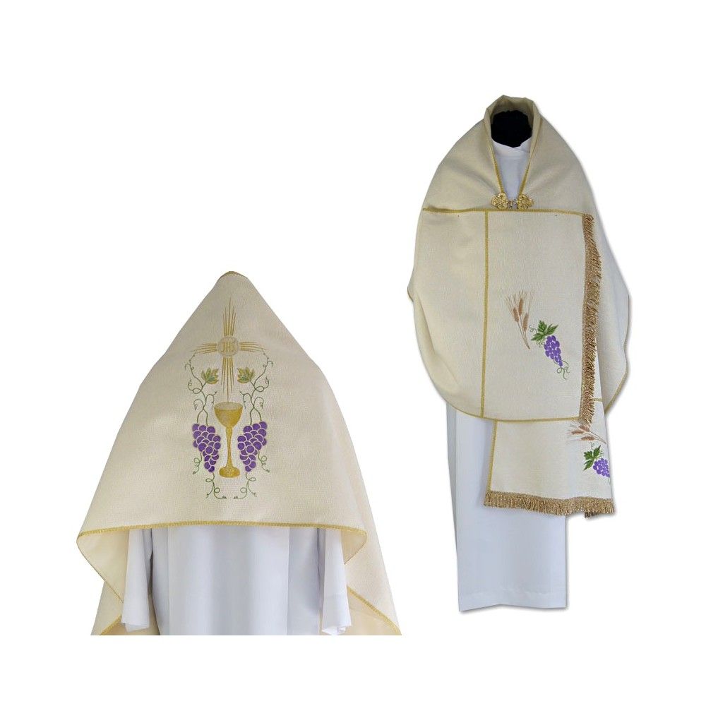 Welon liturgiczny IHS, Kielich, Winogrono (8) - WELONY - Nowość