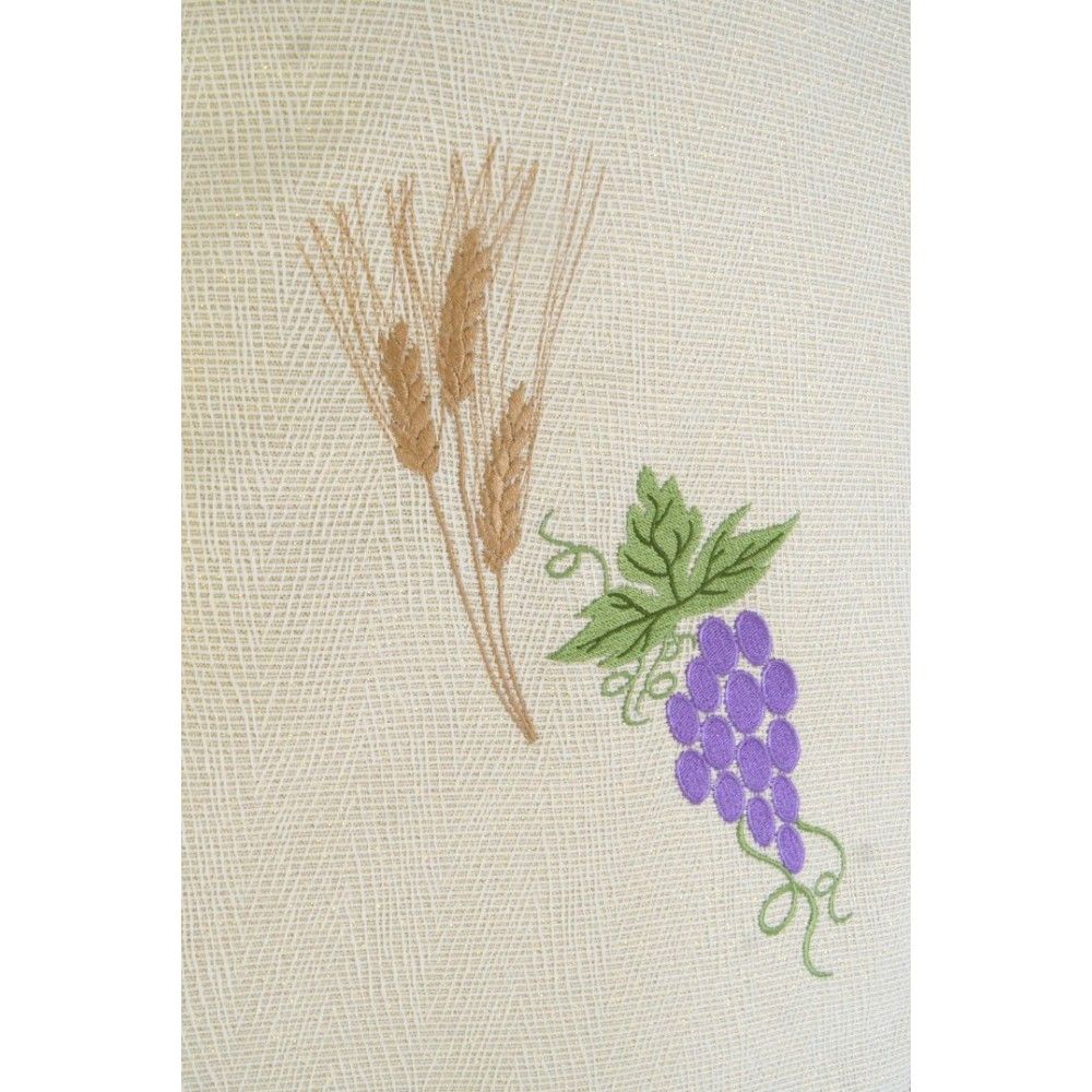 Welon liturgiczny IHS, Kielich, Winogrono (8) - WELONY - zdjęcie 3 - Welon liturgiczny IHS, Kielich, Winogrono (8)