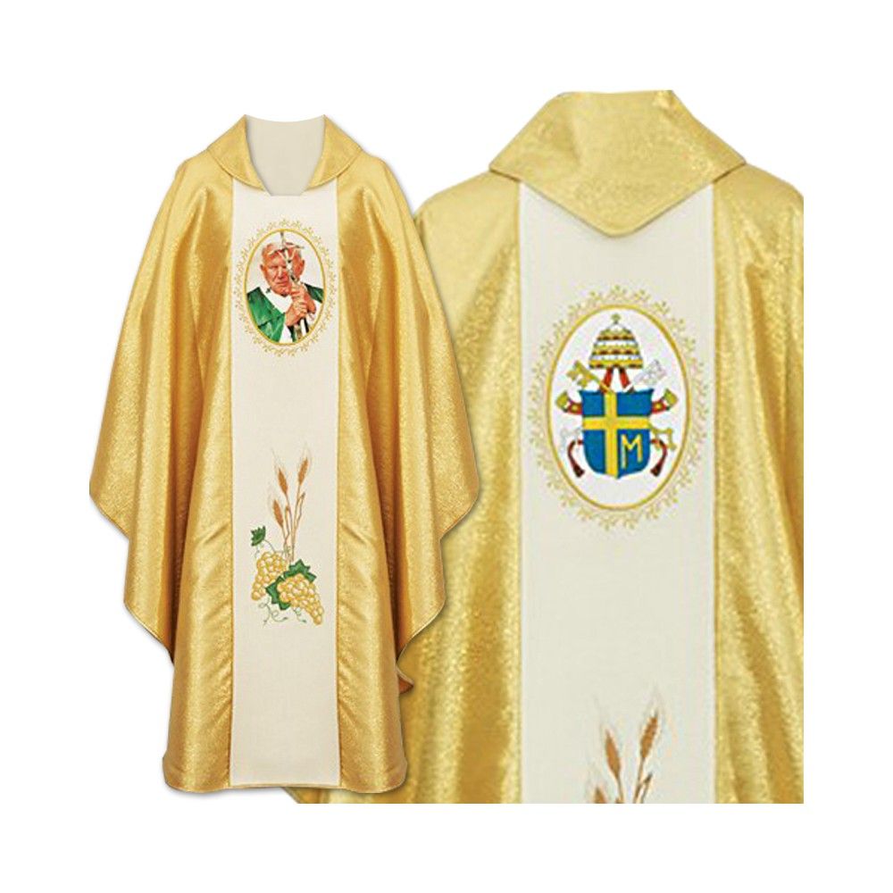 Ornat z wizerunkiem Jan Paweł II - Ornaty z wizerunkiem świętych - Nowość