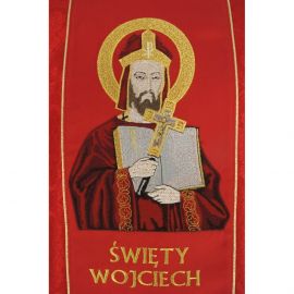 Ornat gotycki haftowany Święty Wojciech - Ornaty z wizerunkiem świętych - zdjęcie 2 - Ornat gotycki haftowany Święty Wojciech