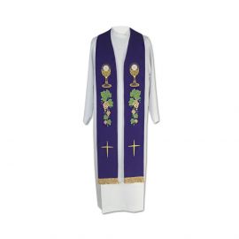 Stuła kapłańska eucharystyczna - 3 kolory - EUCHARYSTYCZNE - zdjęcie 2 - Stuła kapłańska eucharystyczna - 3 kolory