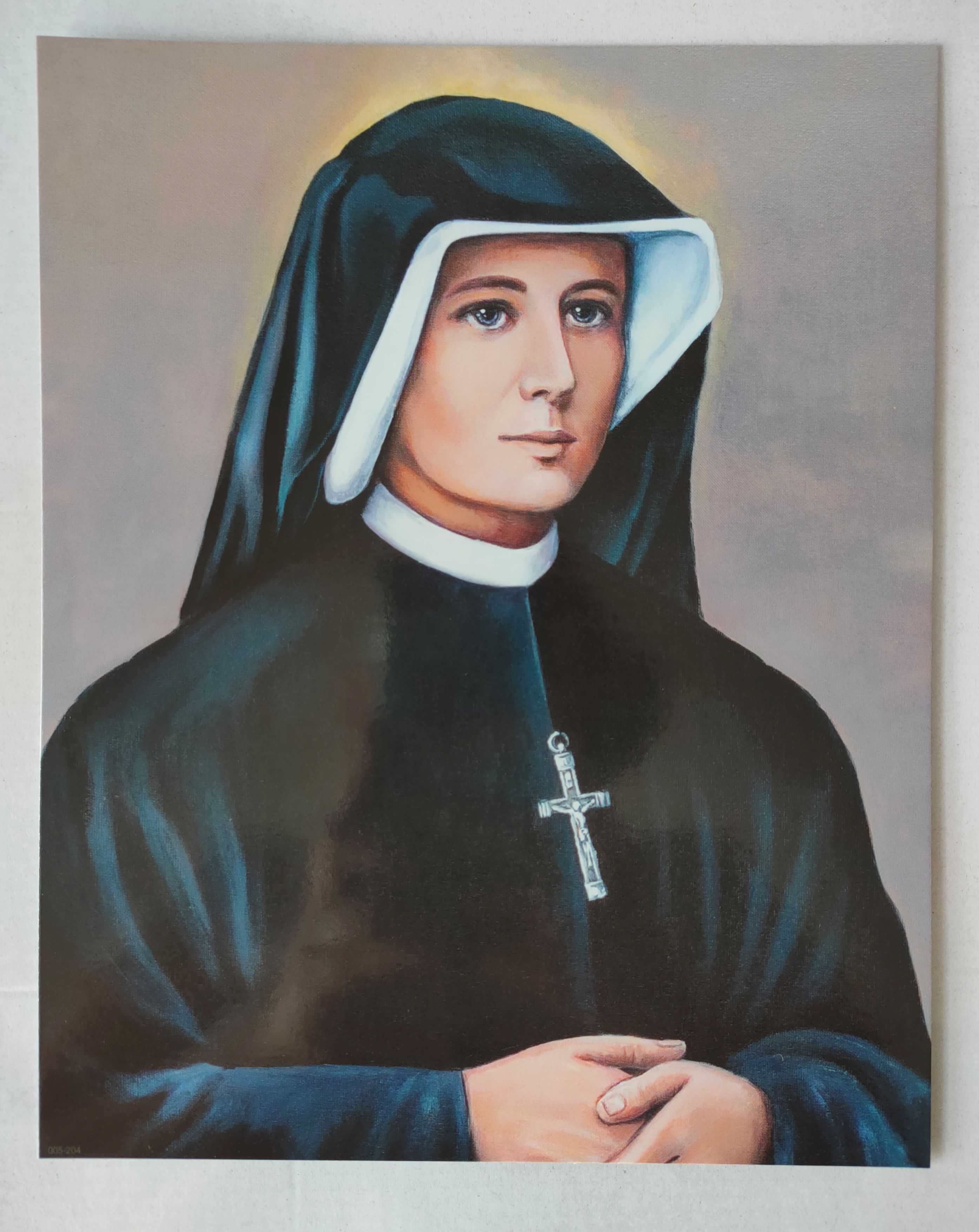 Święta Faustyna Kowalska - Obraz do oprawienia format (20x25) - OBRAZY RELIGIJNE - Nowość
