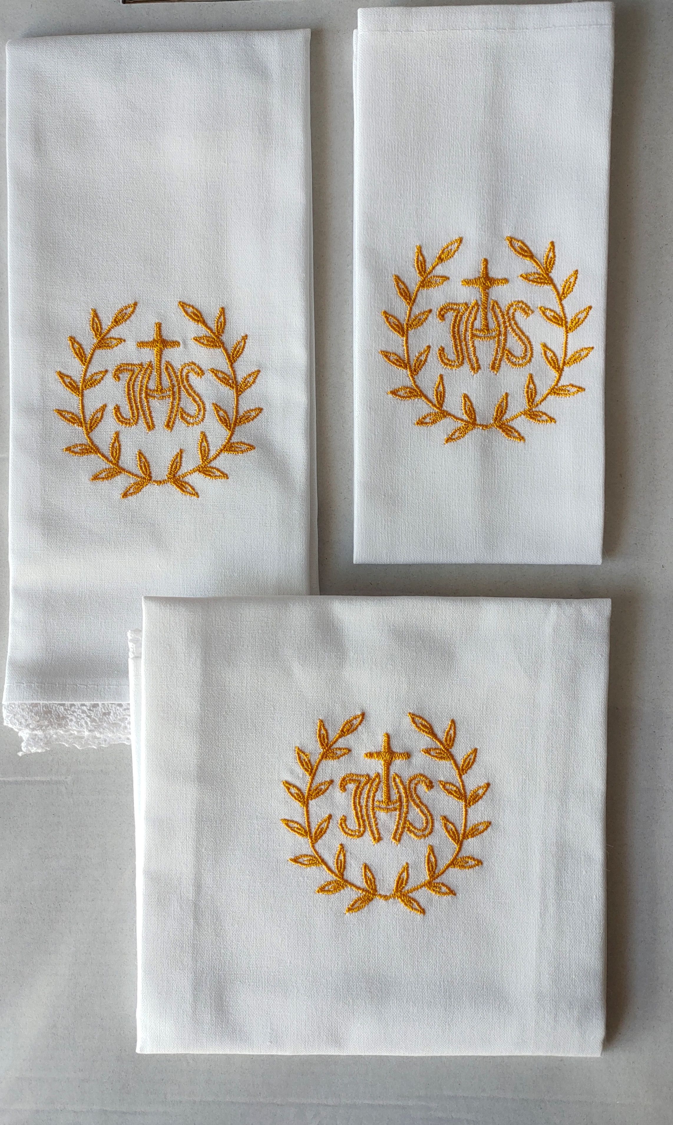 Bielizna kielichowa IHS złoty - Zestawy - zdjęcie 2 - Bielizna kielichowa IHS złoty