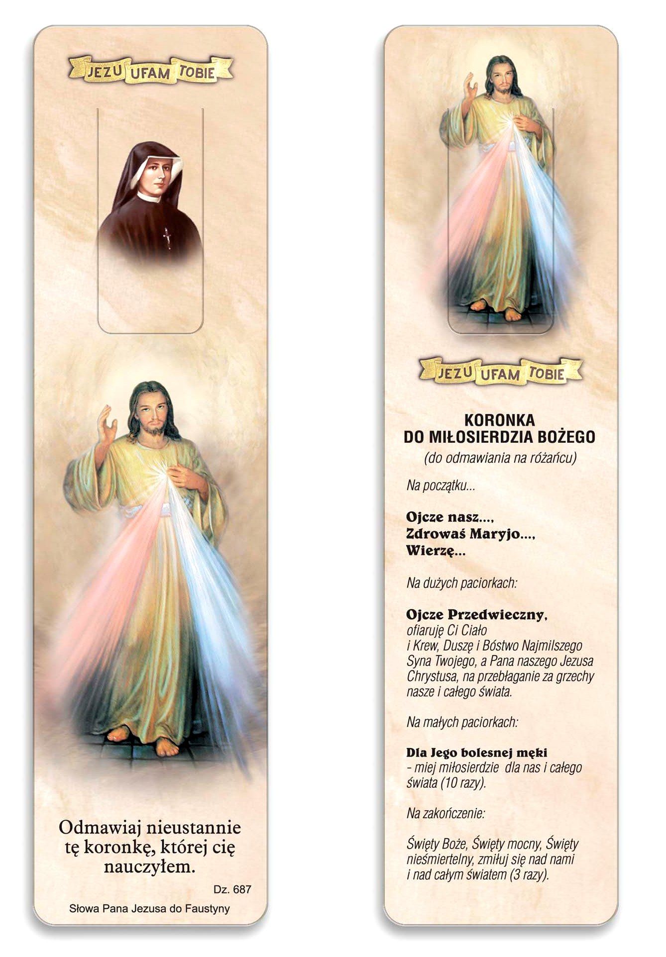 Zakładka do książki - Bóg bogaty w miłosierdzie - Zakładki religijne do książek - Nowość