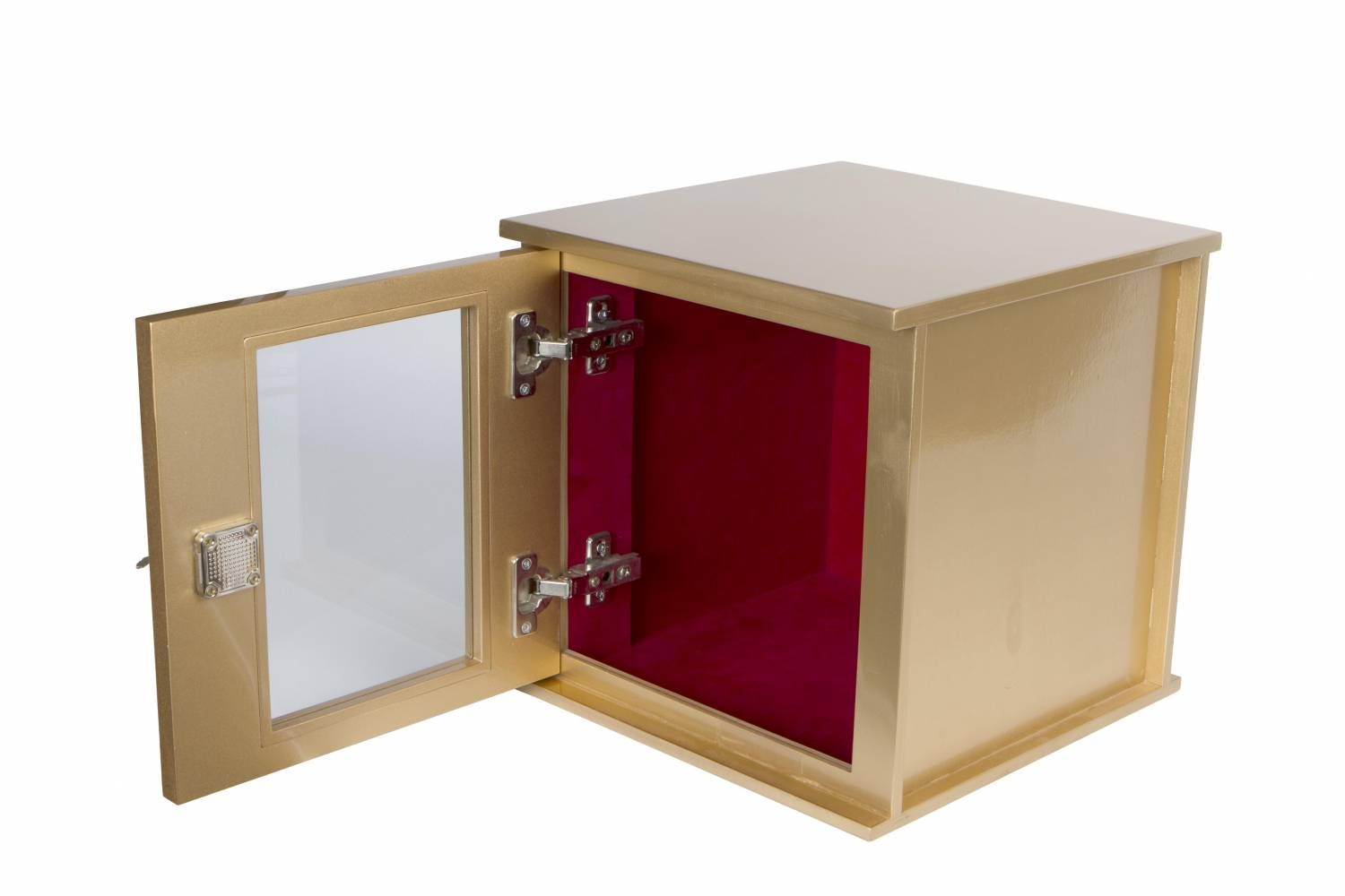 Gablota na relikwiarz ze sklejki, kolor złoty - RELIKWIARIA - zdjęcie 2 - Gablota na relikwiarz ze sklejki, kolor złoty