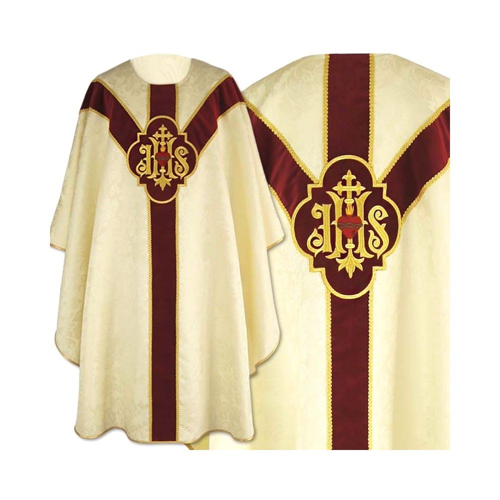 Ornat Semi-Gotycki kolory liturgiczne (75) - Ornaty haftowane - Nowość