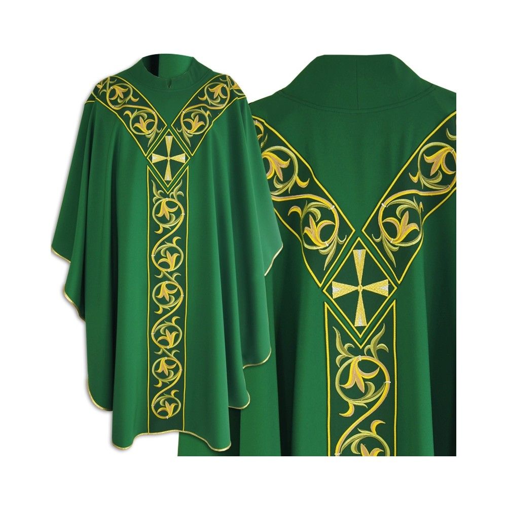 Ornat Semi-Gotycki - kolory liturgiczne (48) - Ornaty Semi Gotyckie - zdjęcie 4 - Ornat Semi-Gotycki - kolory liturgiczne (48)