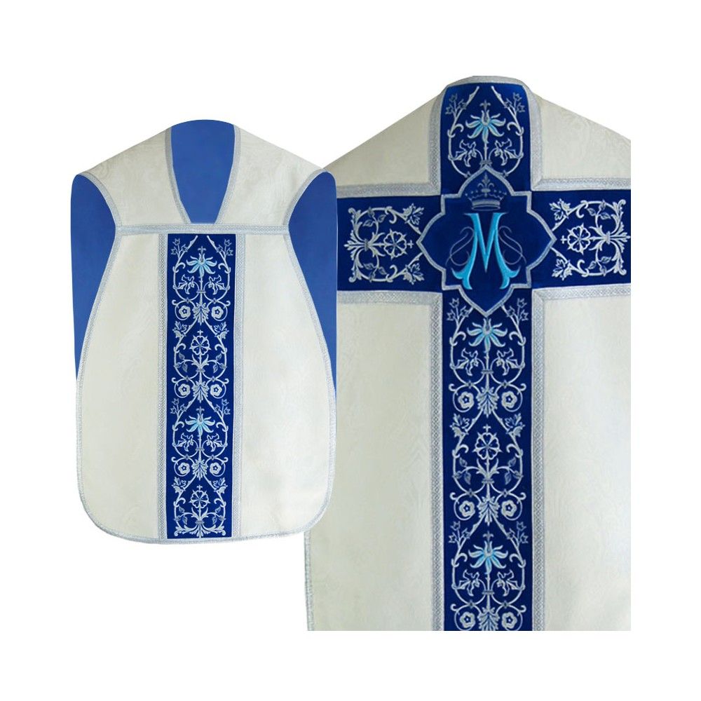 Ornat rzymski Maryjny - ecru (30) - Ornaty rzymskie - Nowość