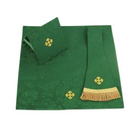 Ornat rzymski IHS - kolory liturgiczne, żakard (35) - Ornaty rzymskie - zdjęcie 9 - Ornat rzymski IHS - kolory liturgiczne, żakard (34)