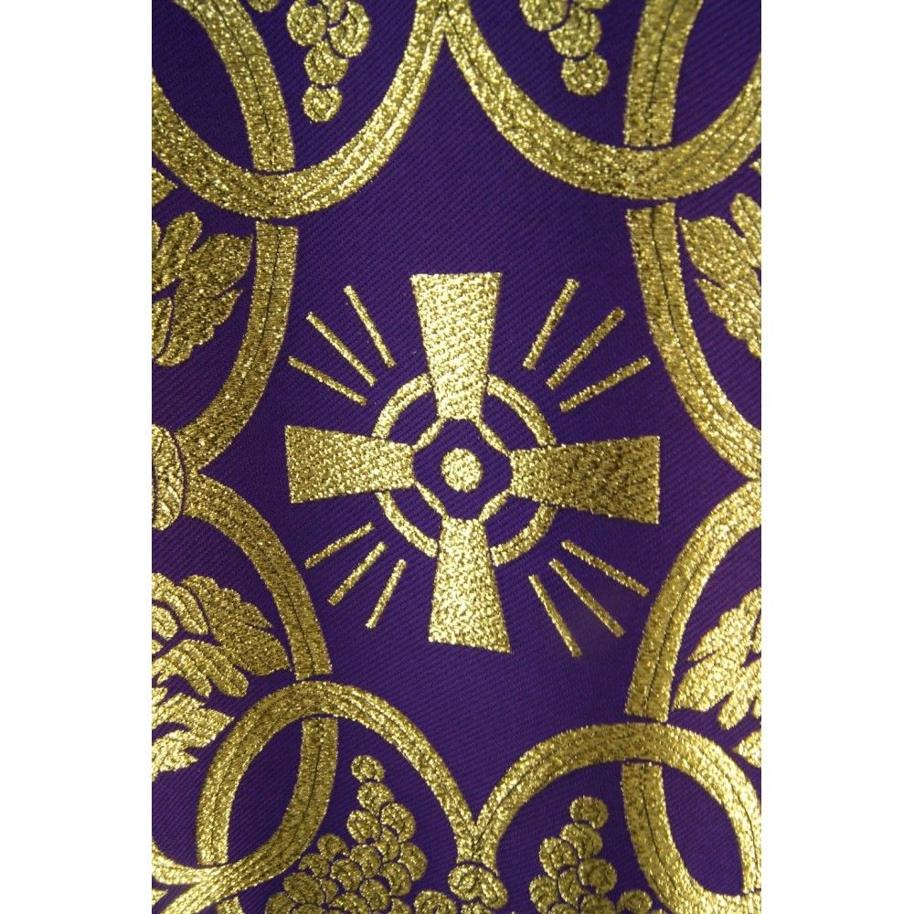 Ornat gotycki kolumny tkane (32) - Ornaty fioletowe - zdjęcie 2 - Ornat gotycki kolumny tkane (32)